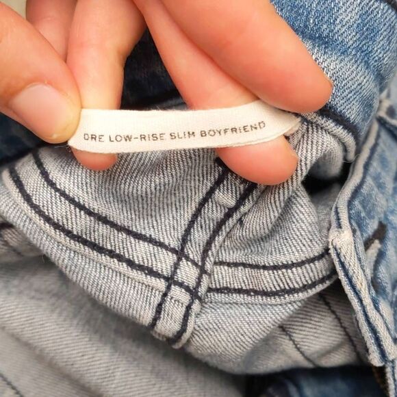 Rag and Bone size 32 Dre Low rise slim boyfriend jeans in Aviation color - Picture 6 of 6